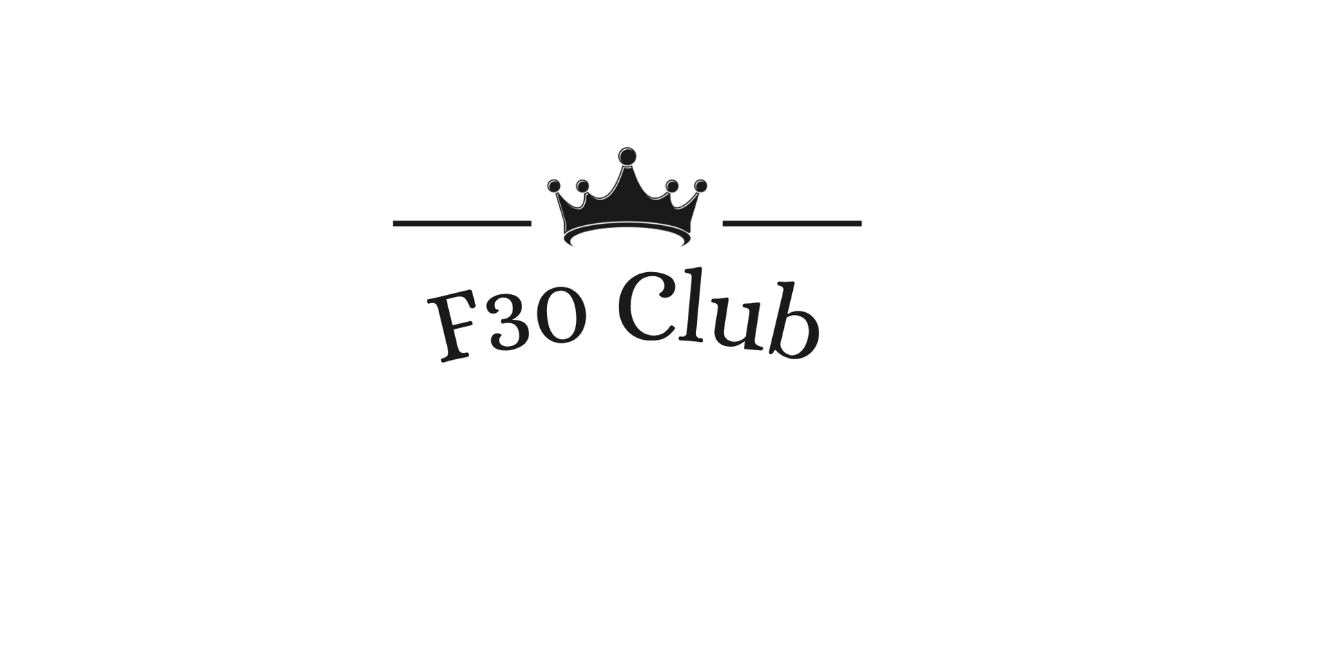 "F30 Club" Dekal